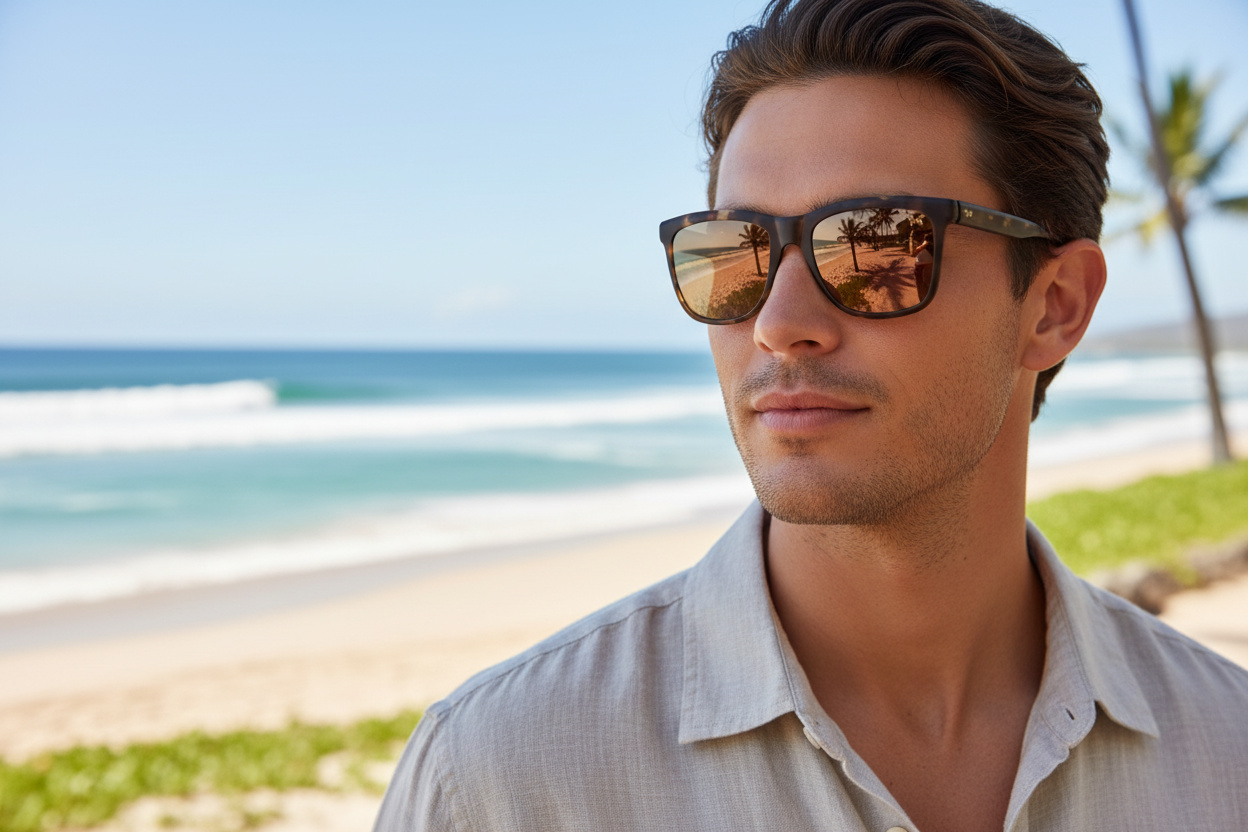 Vista frontal Maui Jim Pehu (H602-10)