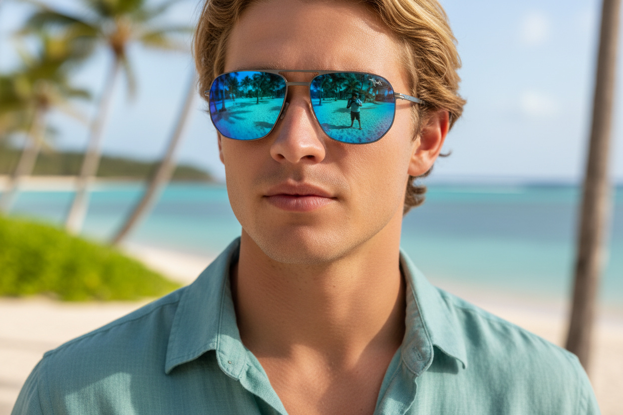 Vista frontal Maui Jim Sharks Cove (B605-03)