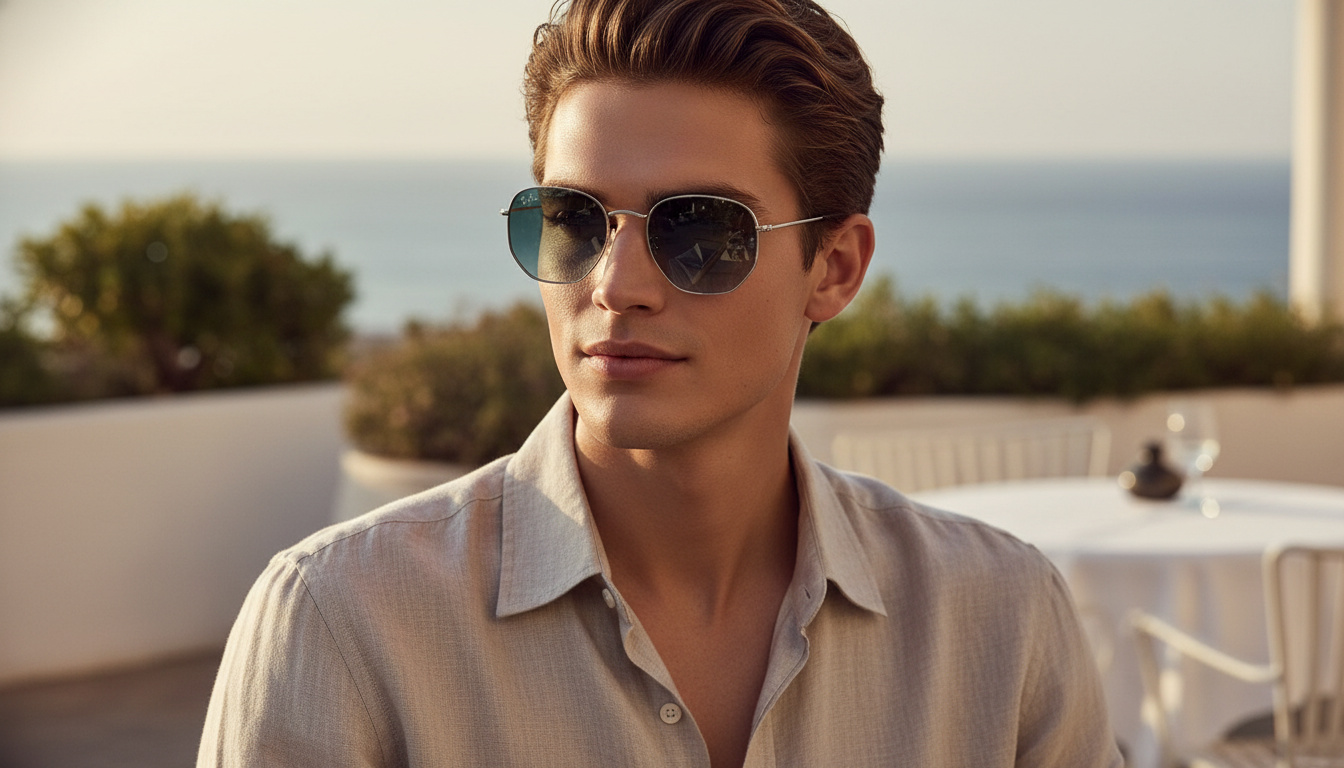 Vista frontal Ray-Ban HEXAGONAL (RB3548N - 003/3M)