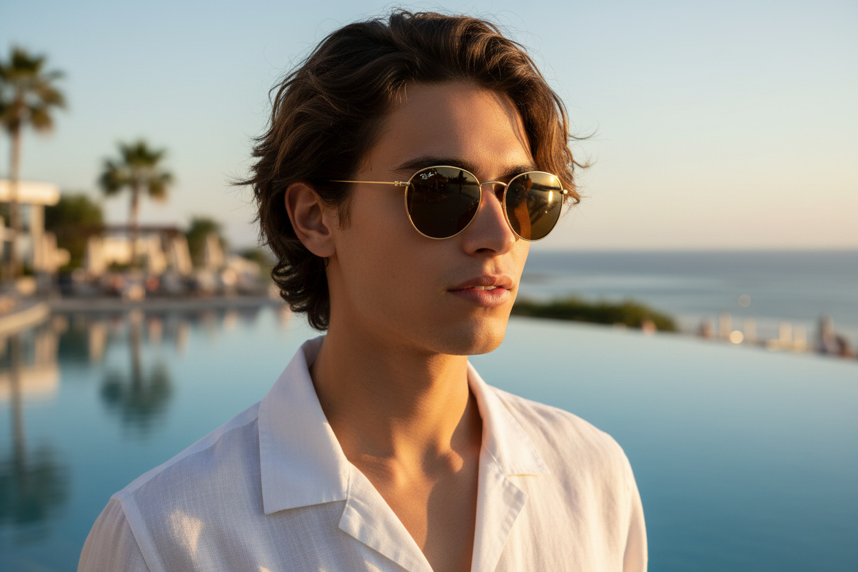 Vista frontal Ray-Ban ROUND REVERSE (RBR0103S - 001/83)