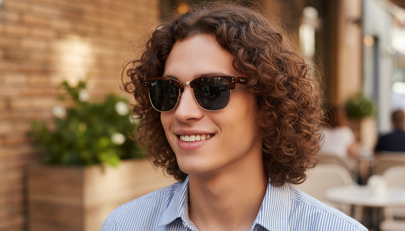 Vista frontal Ray-Ban CLUBMASTER REVERSE (RBR0504S - 13983A)