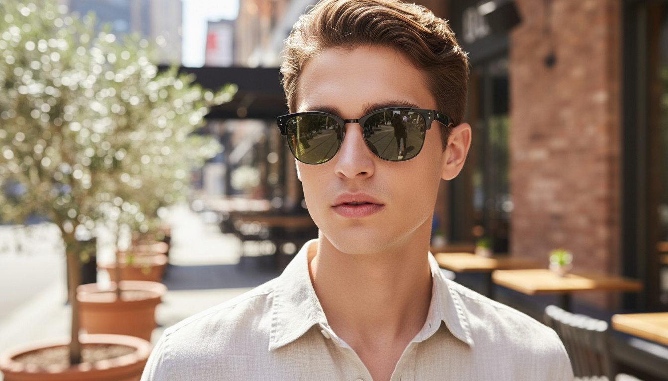 Vista frontal Ray-Ban CLUBMASTER REVERSE (RBR0504S - 67839A)
