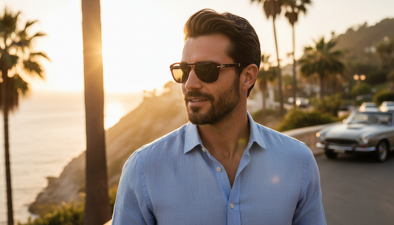 Vista frontal Persol FOLDING (PO0714 - 1216B1)