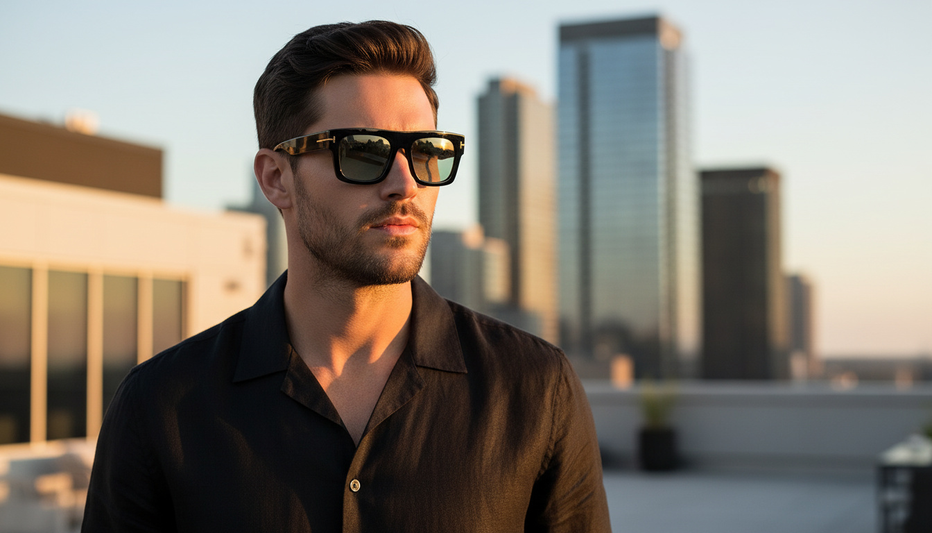 Vista frontal Tom Ford FAUSTO (FT0711 - 01N)