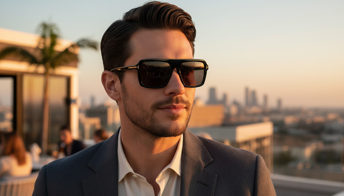 Elölnézet Tom Ford VINCENT (FT1176 - 01A)