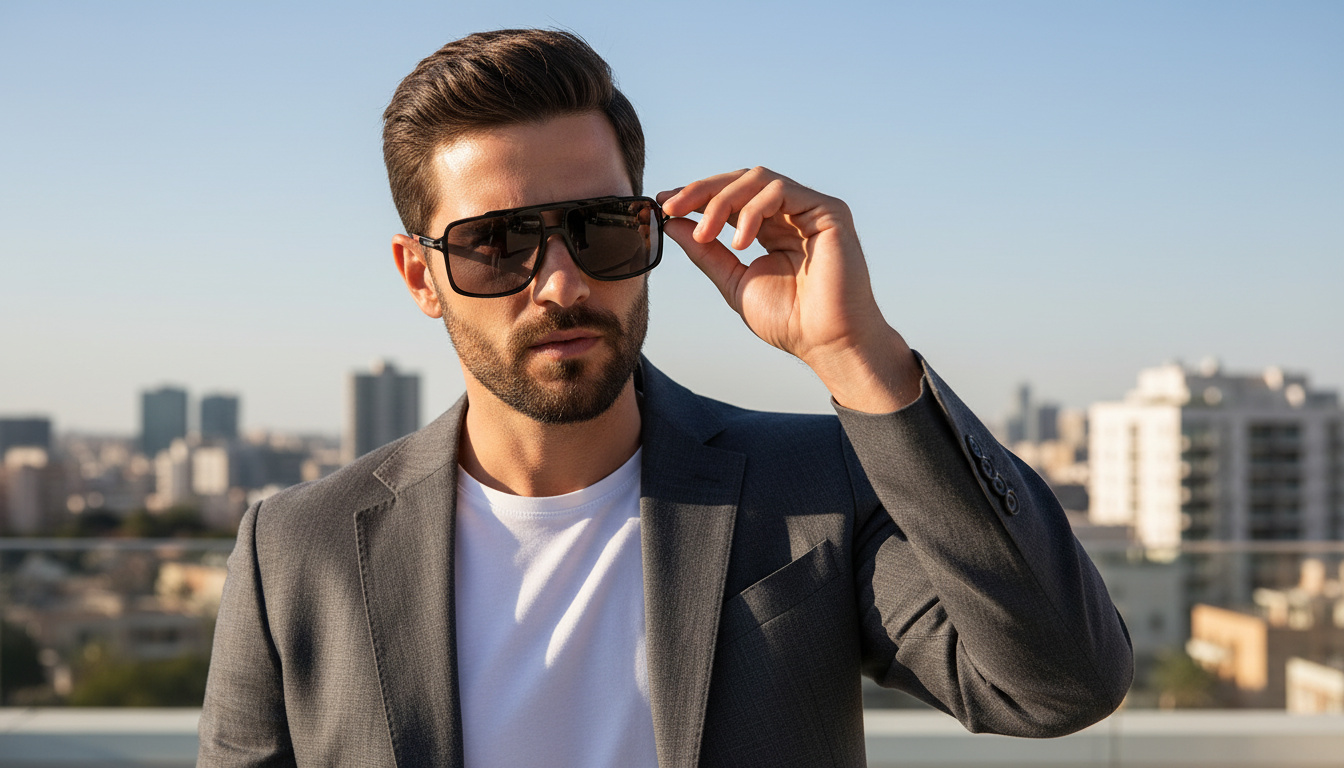 Vue de face Tom Ford KEMP (FT1177 - 01A)