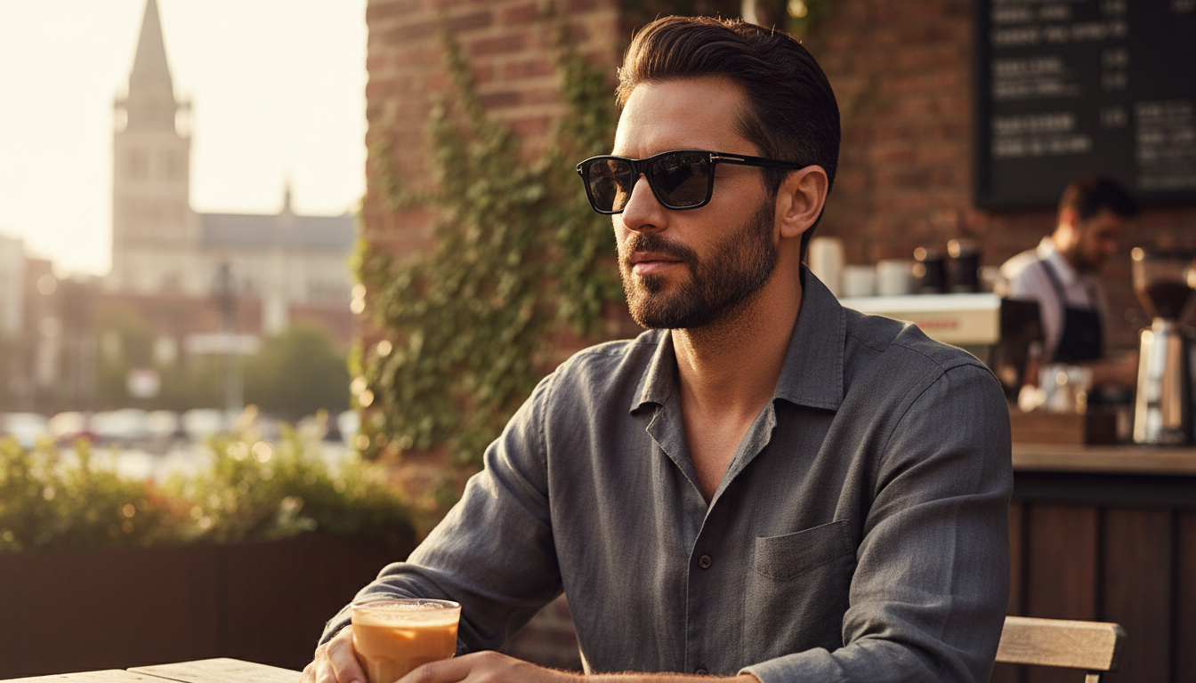 Vista frontal Tom Ford BARRON (FT1179 - 01D)