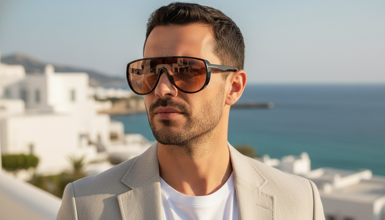 Vista frontal Tom Ford ACHILLES (FT1182 - 01E)