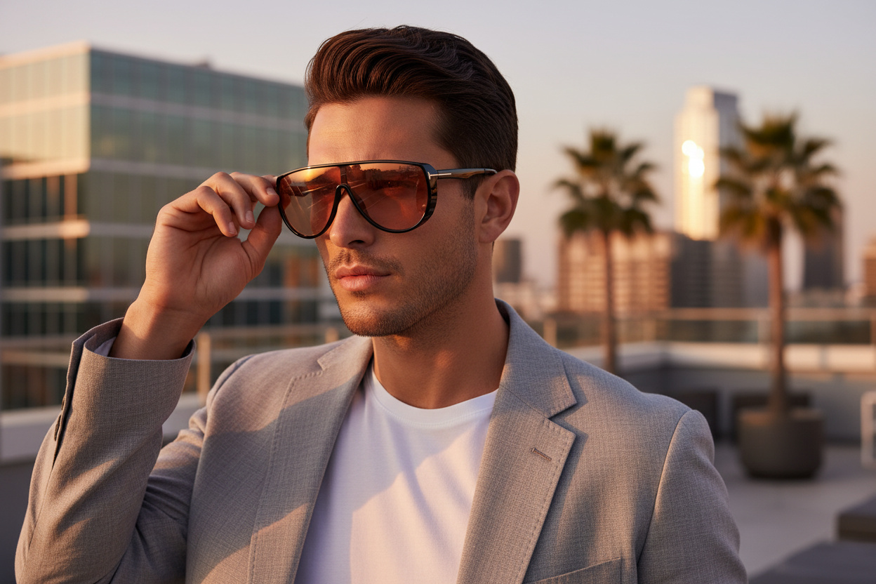 Vista frontal Tom Ford ACHILLES (FT1182 - 05E)