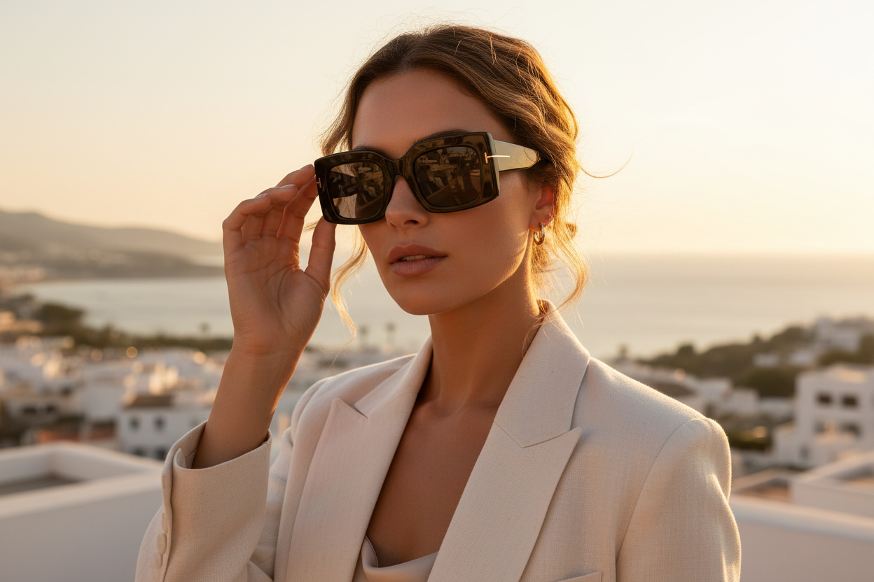 Vista frontal Tom Ford BRIGITTA (FT1188 - 01A)