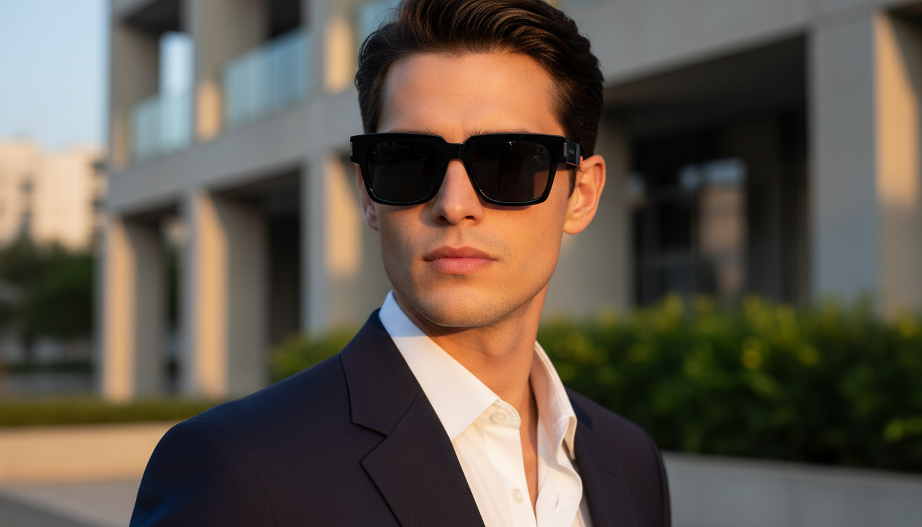 Vista frontal Saint Laurent SL 732 VADIM (001)