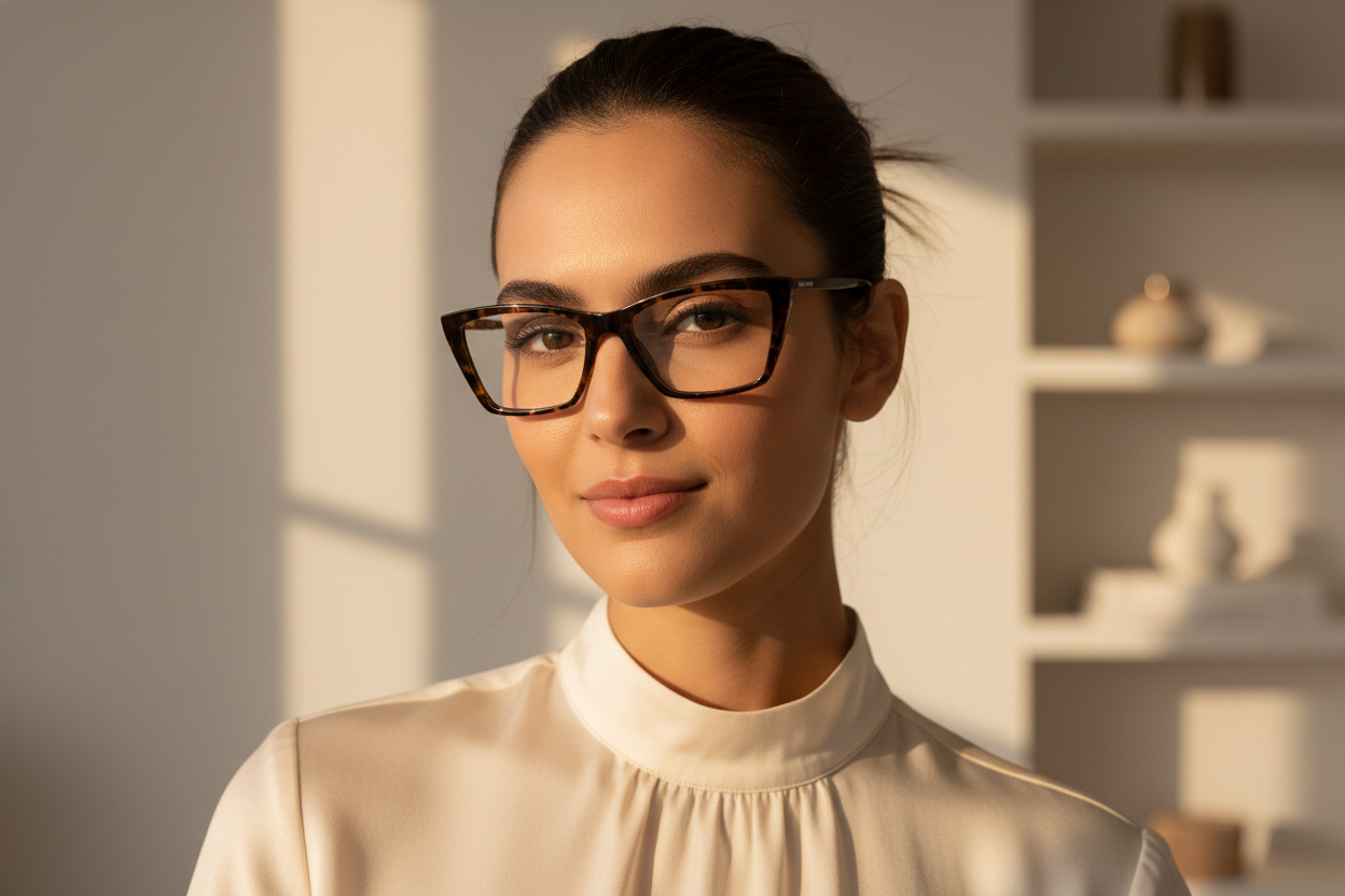 Изглед отпред Saint Laurent SL 737 MICA THIN OPT (002)