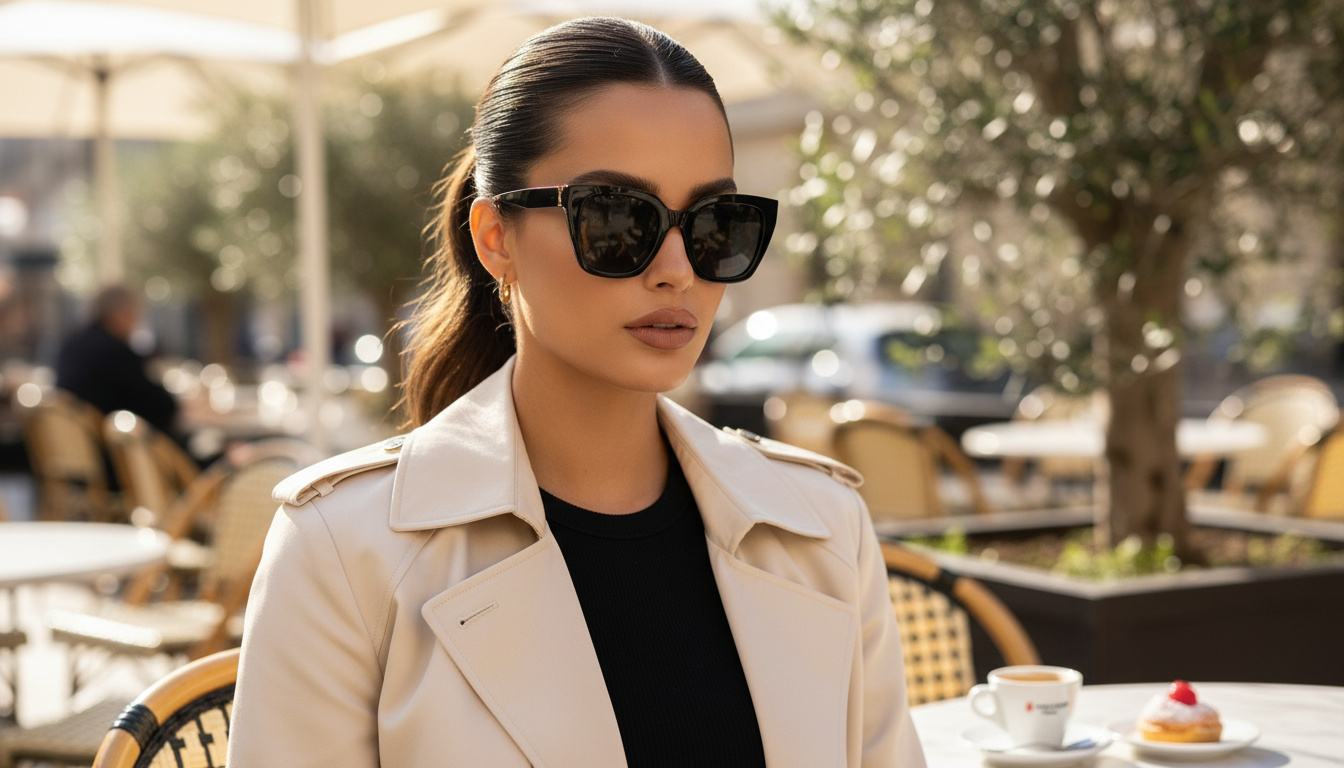 Vista frontal Saint Laurent SL M143 (001)