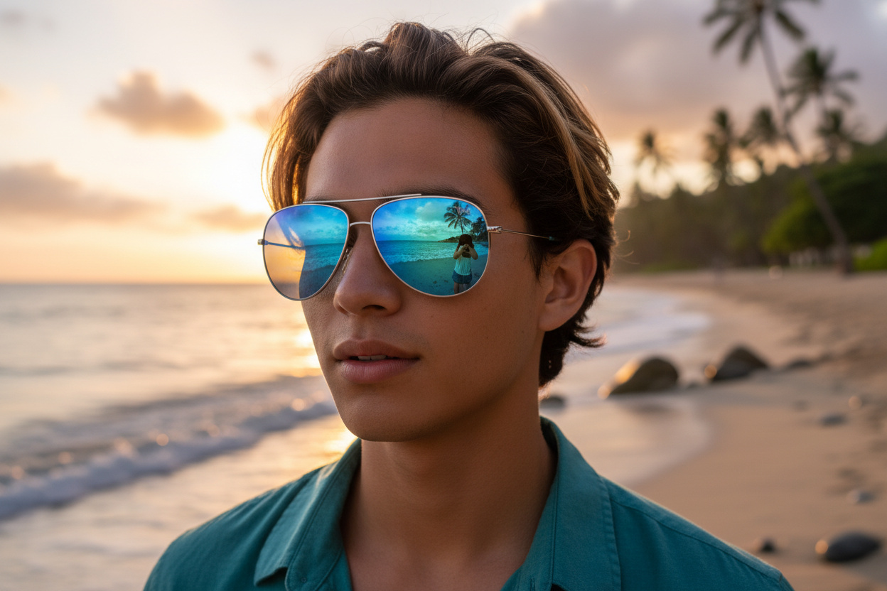 Vista frontal Maui Jim Hauoli (B665-17B)