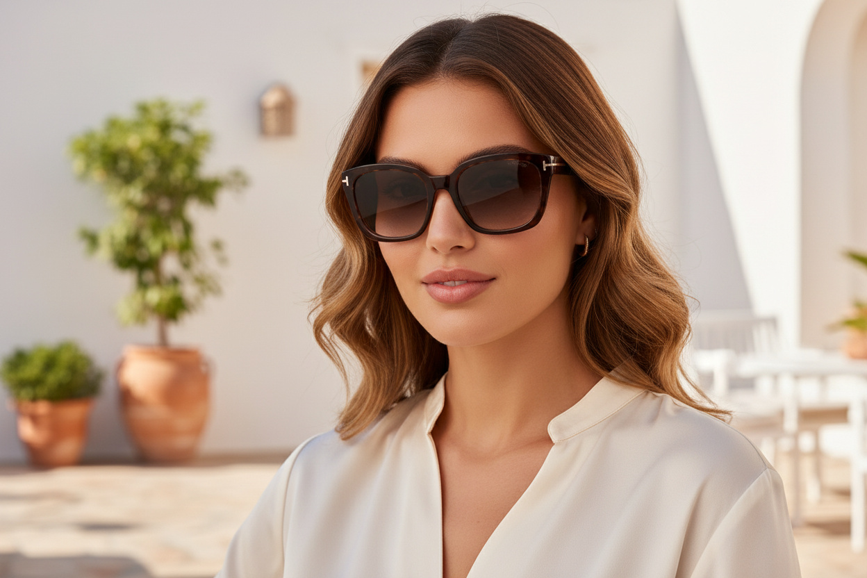 Vista frontal Tom Ford HAYLAY (FT1216 - 52B)