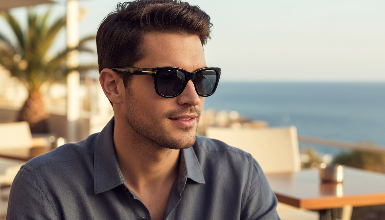 [glasses-front-view] Tom Ford SNOWDON (FT0237 - 01D)