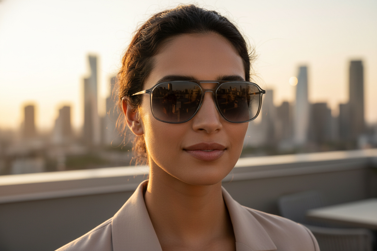 Vista frontal Silhouette SUN LITE COLLECTION (4085 - 6500)