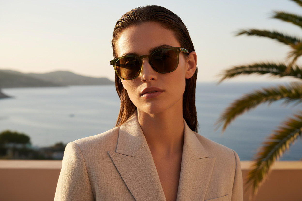 Vue de face Saint Laurent SL 28 (052)