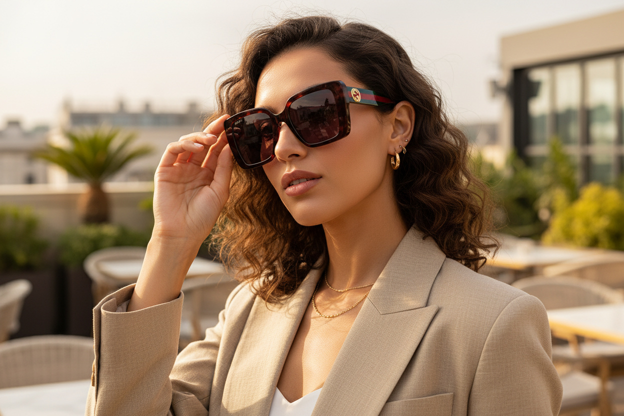 Vedere din față Gucci GG1861S (003)