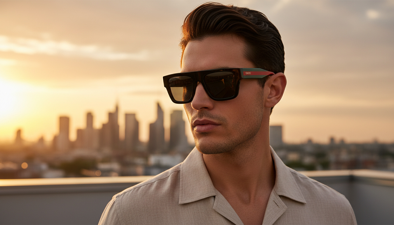 Vista frontal Gucci GG1868S (001)