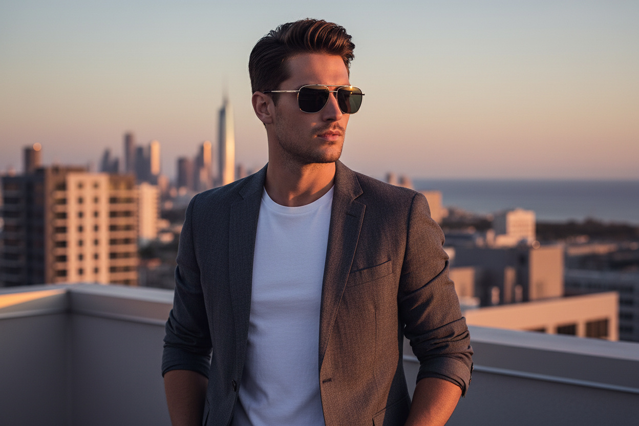 Vista frontal Saint Laurent SL 796 VINCENT (002)
