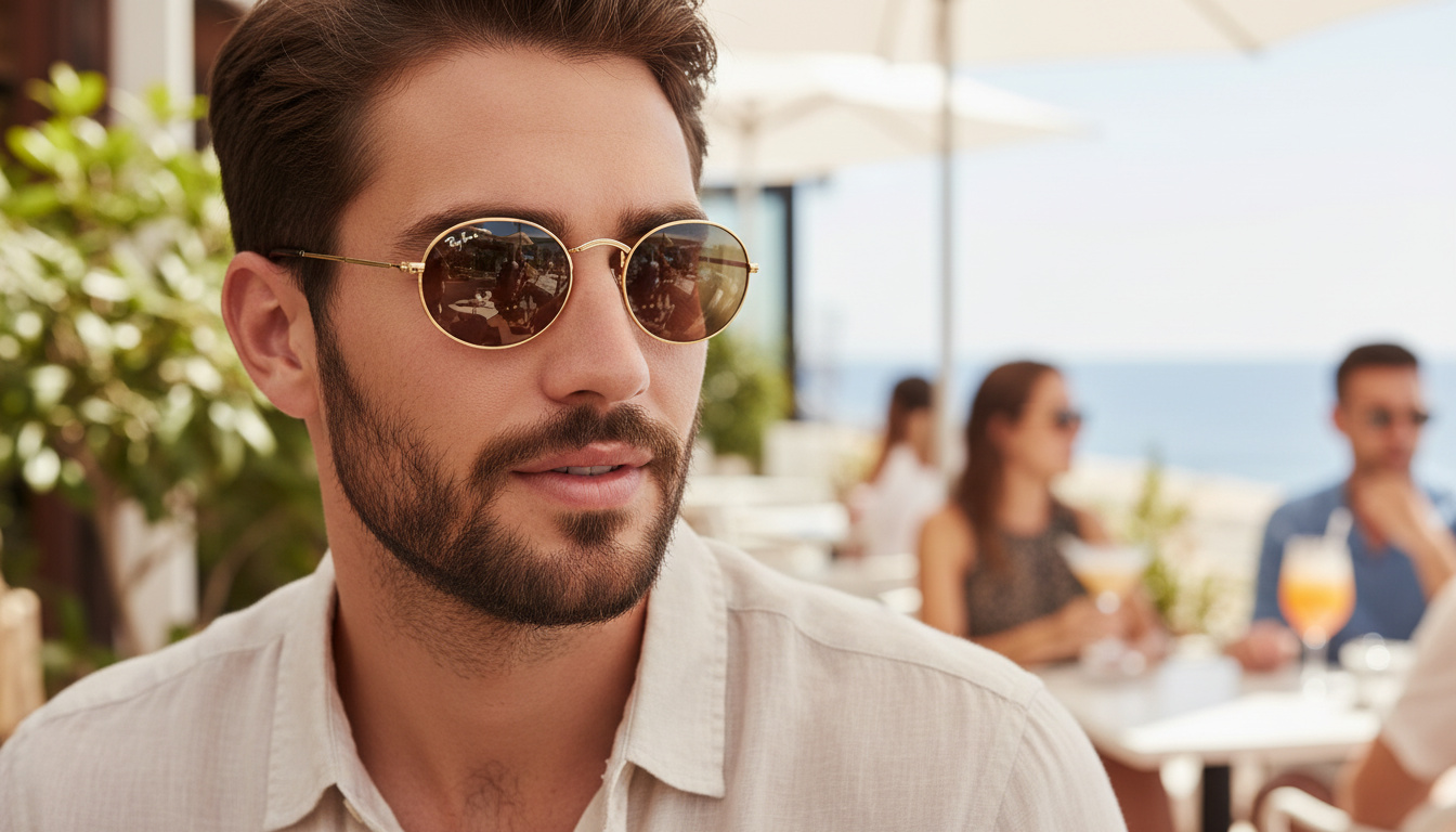 Vista frontal Ray-Ban OVAL (RB3547 - 001/1A)