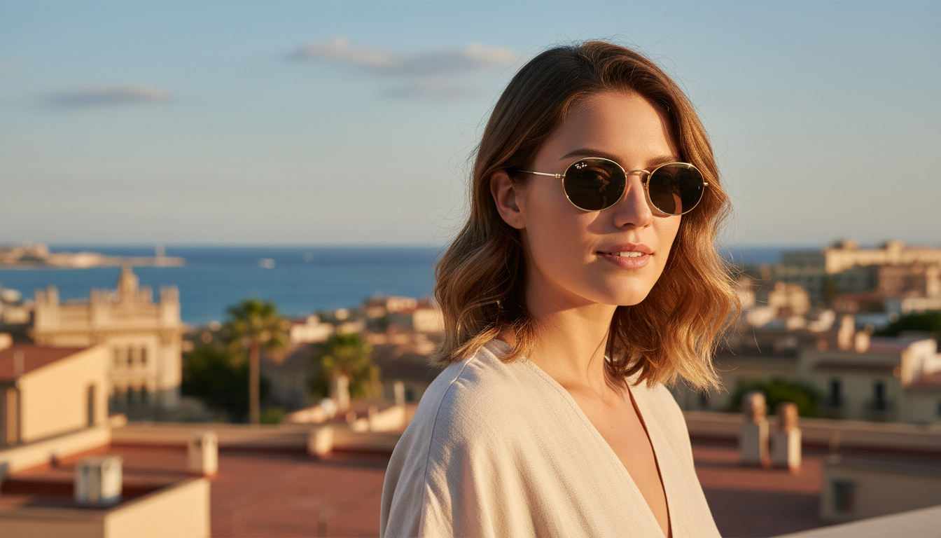 Vista frontal Ray-Ban OVAL (RB3547N - 001/B1)