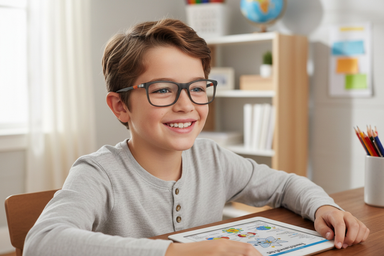 Framifrån Ray-Ban Kids RY1549 (7503)