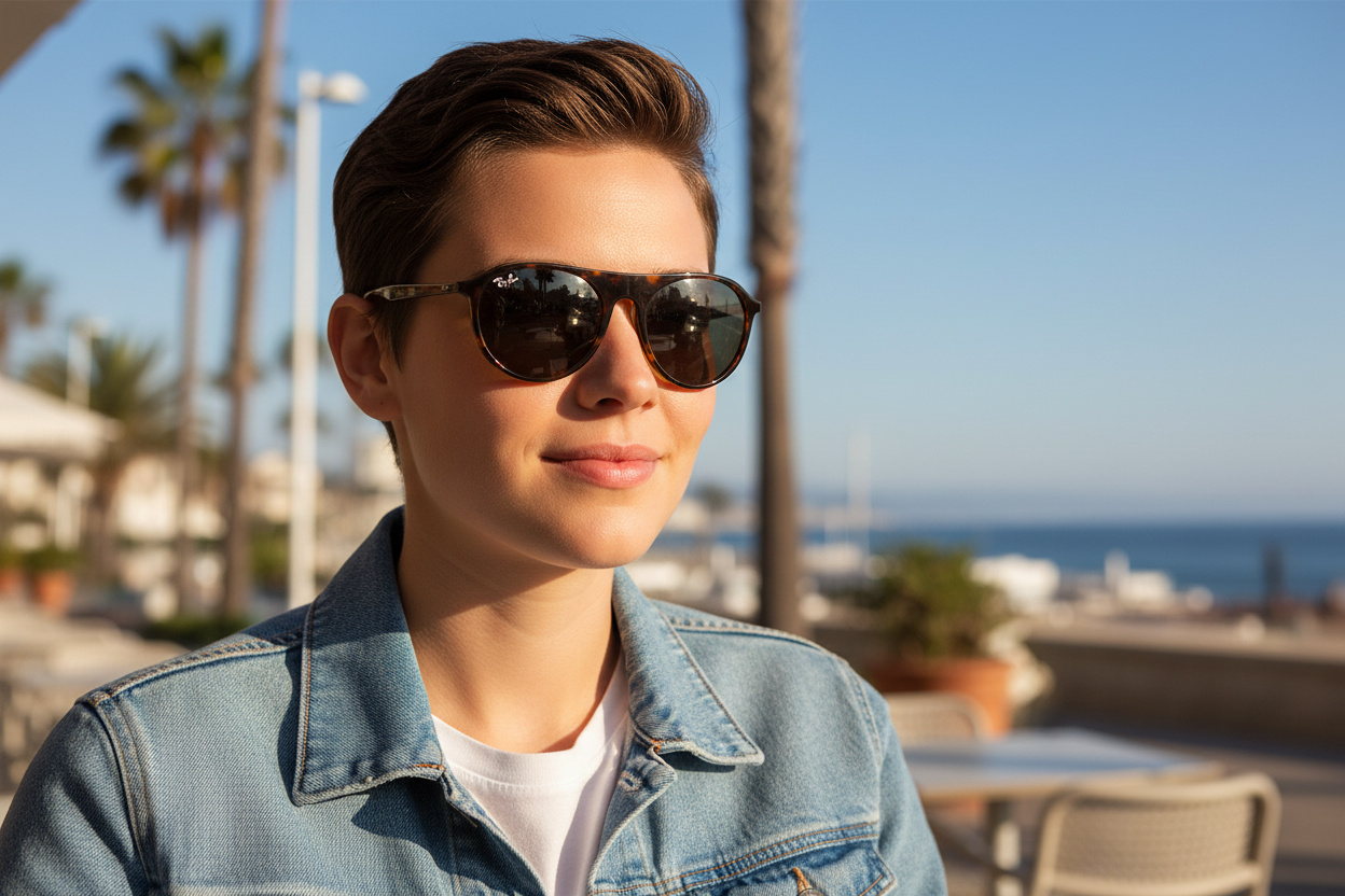 Framifrån Ray-Ban RB2215 (902/B1)