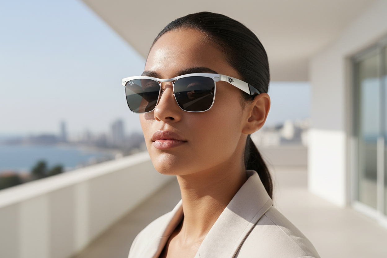Vista frontal Ray-Ban WAYFARER DELUXE (RB3875 - 019/B1)