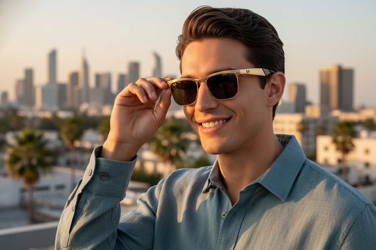 [glasses-front-view] Ray-Ban WAYFARER DELUXE (RB3875 - 927631)
