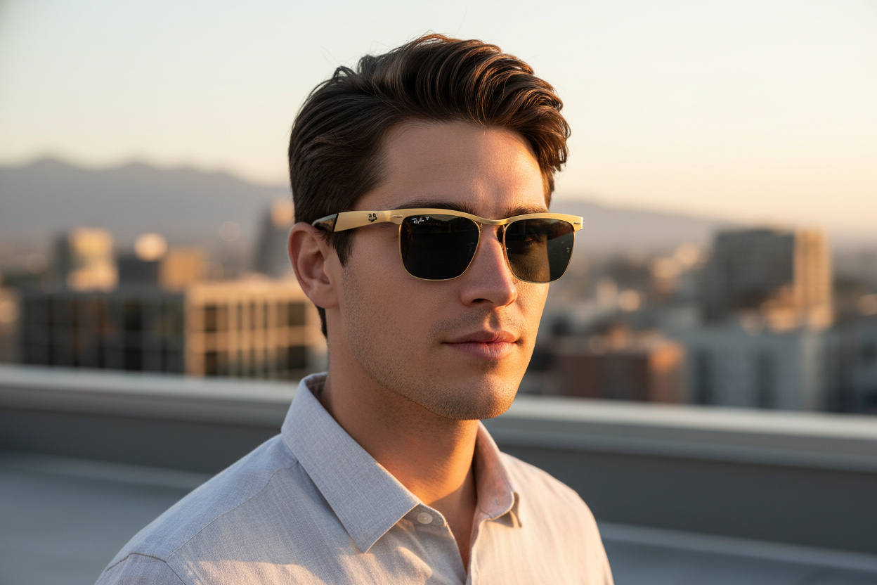 Vista frontal Ray-Ban WAYFARER DELUXE (RB3875 - 92763R)