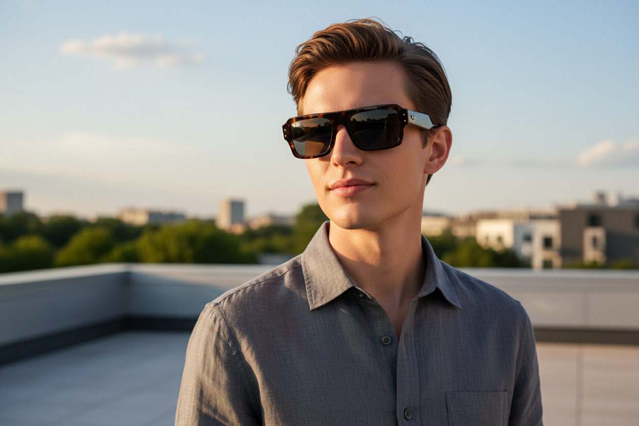 Vista frontal Ray-Ban FLACKO (RB4454 - 1359B1)