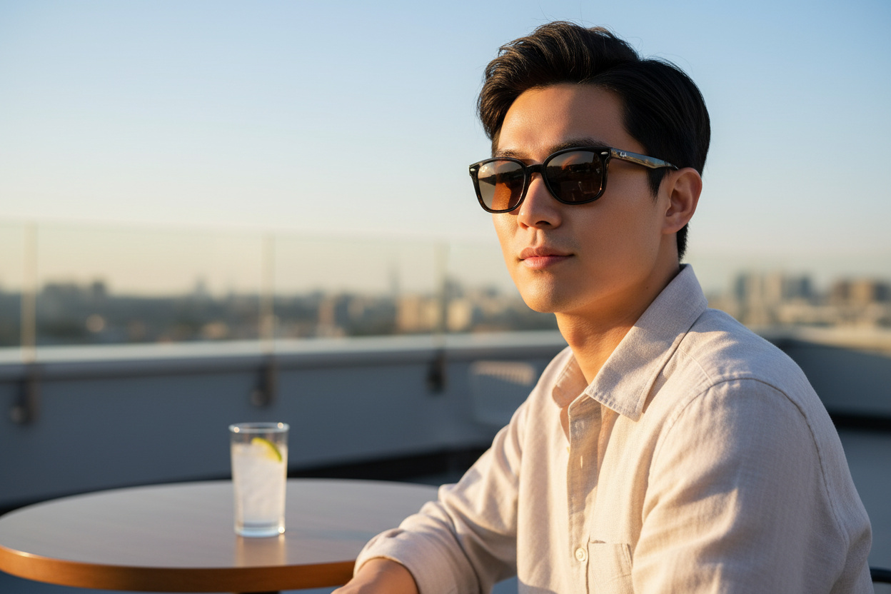 Framifrån Ray-Ban RB4461D (710/13)