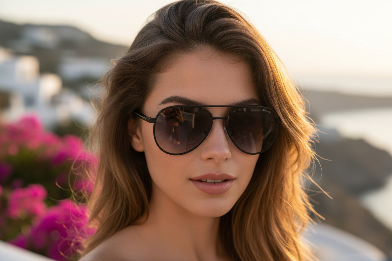 [glasses-front-view] Prada PR B57S (AAV90A)