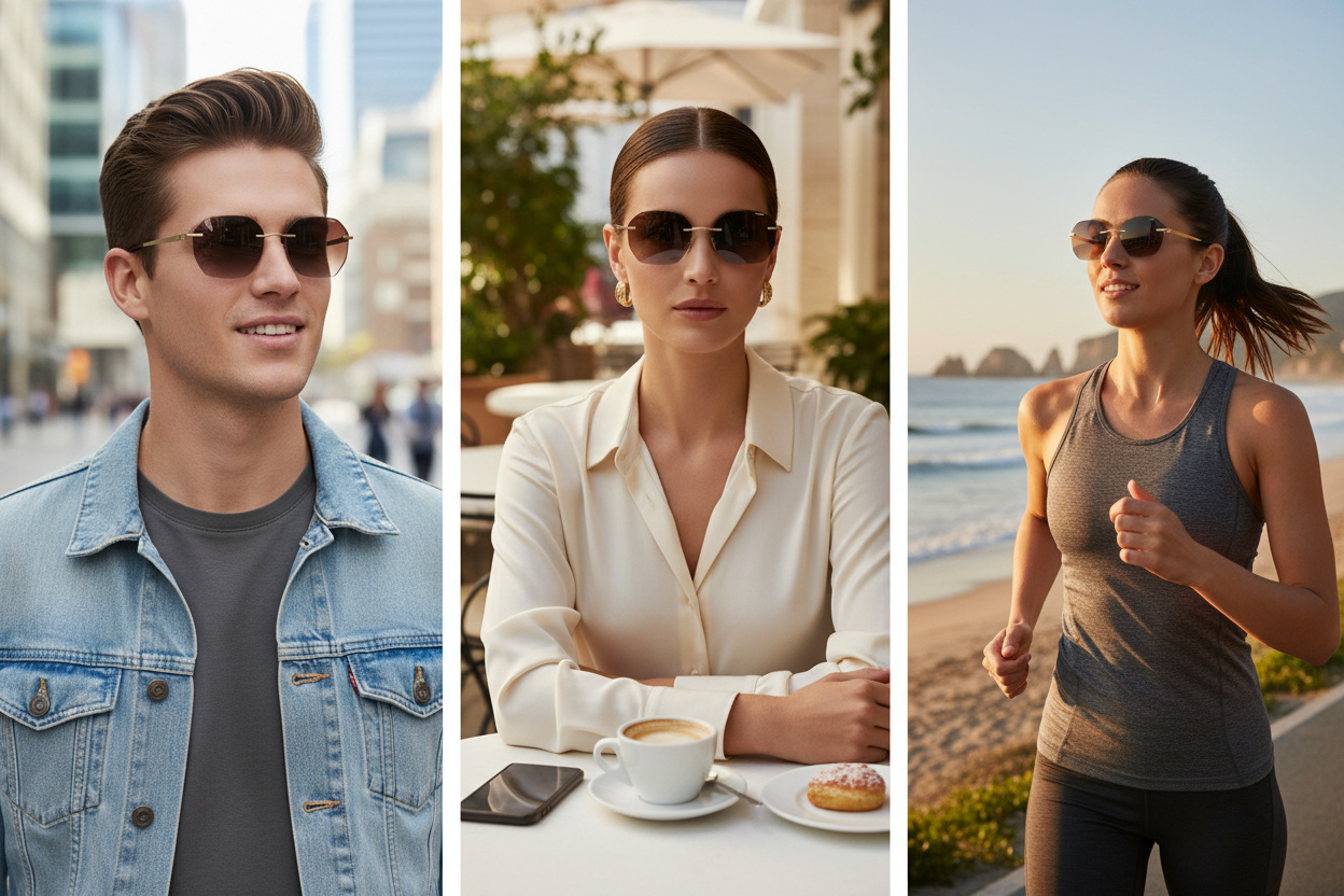 [glasses-front-view] Silhouette NOVA SHADES (8748 - 7520)
