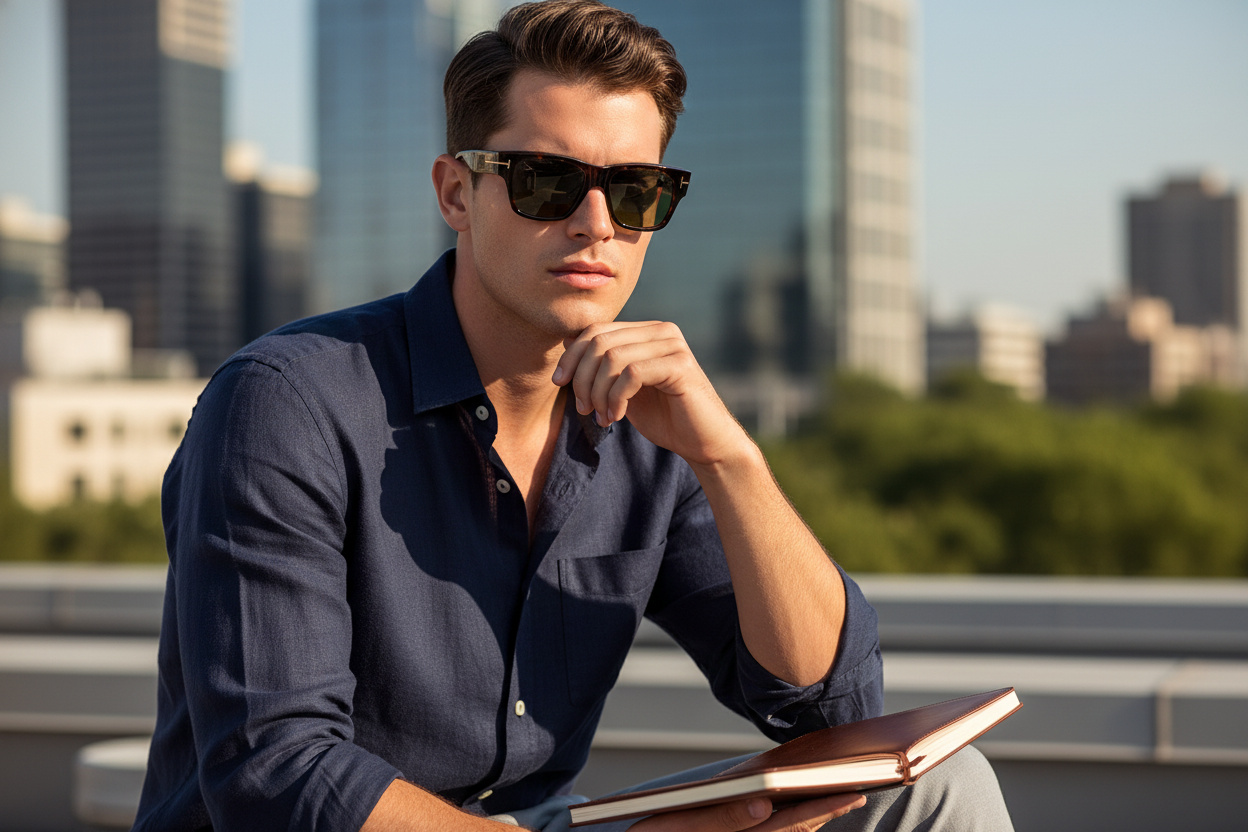 Vista frontal Tom Ford CAINE-02 (FT1280 - 52N)