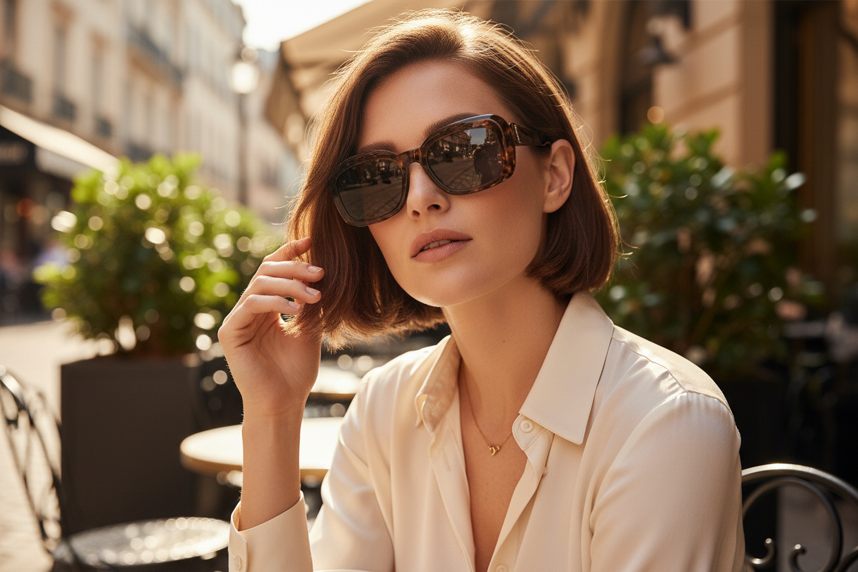 Edestä katsottuna Saint Laurent SL M130 (006)
