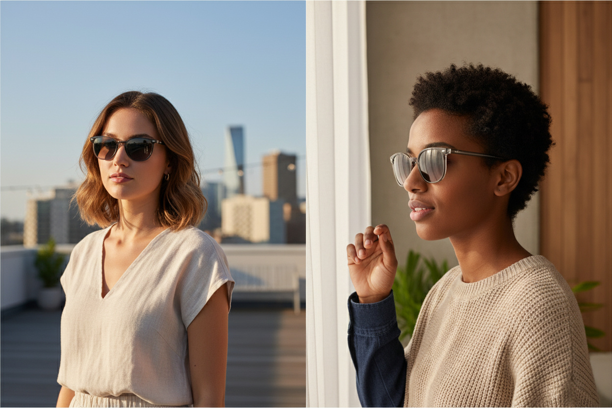 Framifrån Ray-Ban ELLIOT (RB2197 - 1438M3)