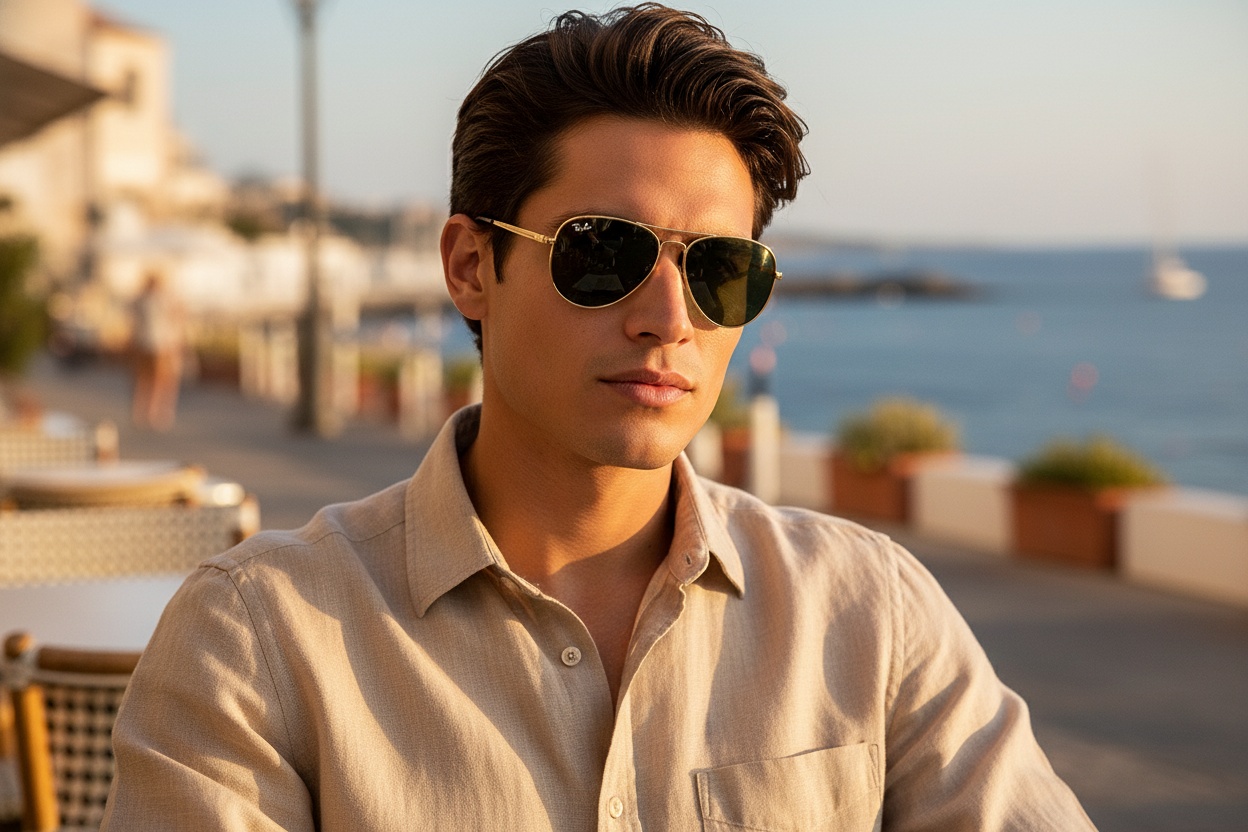 Vista frontal Ray-Ban AVIATOR MAX (RB3925 - 001/31)