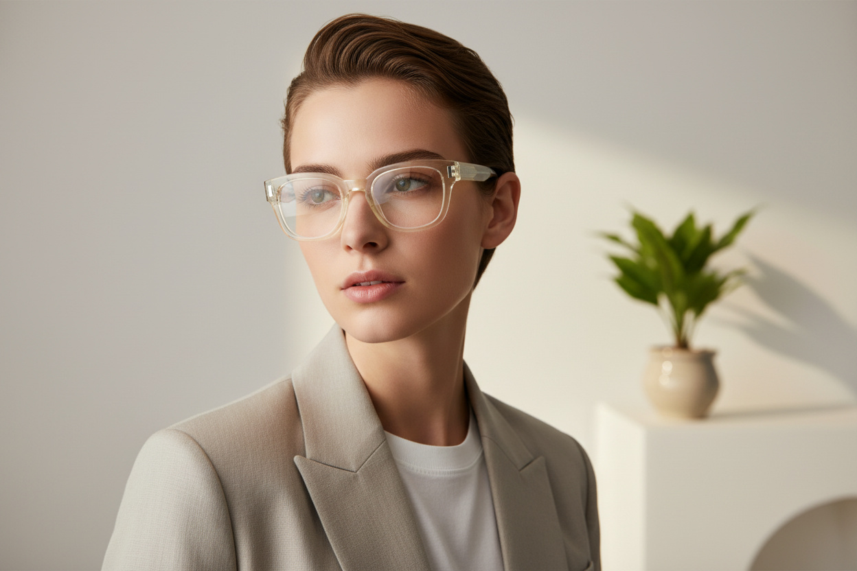 Vista frontal Saint Laurent SL 838 OPT (004)