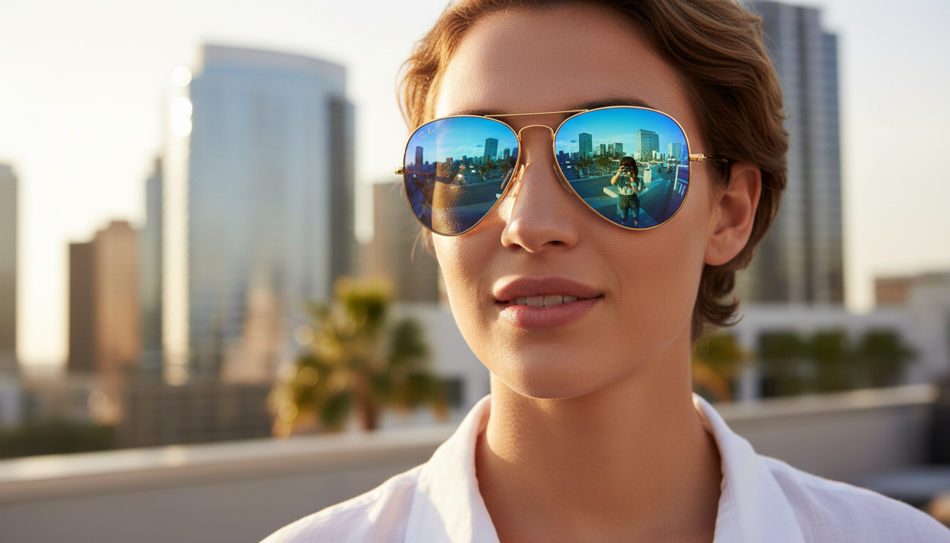 Vista frontal Ray-Ban AVIATOR LARGE METAL (RB3025 - 112/17)