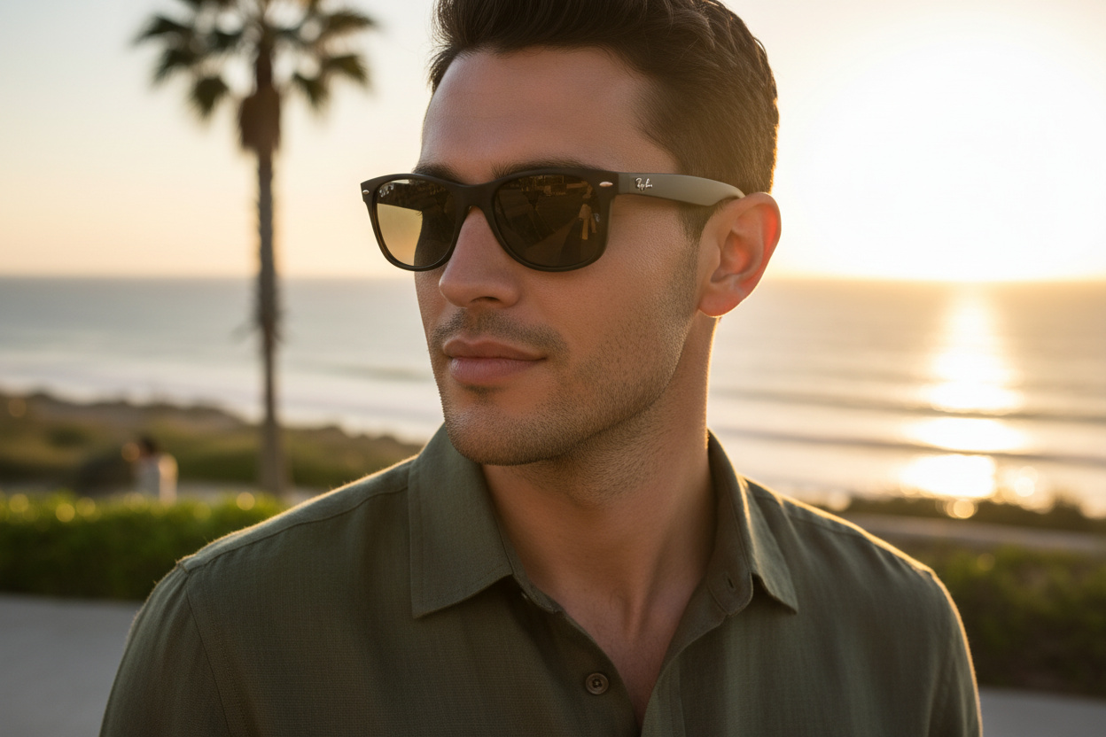 Vista frontal Ray-Ban NEW WAYFARER (RB2132 - 601S78)