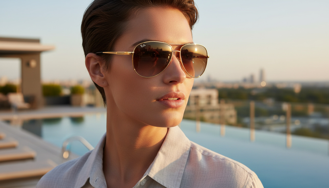 Vooraanzicht Ray-Ban CARBON FIBRE (RB8313 - 001/51)