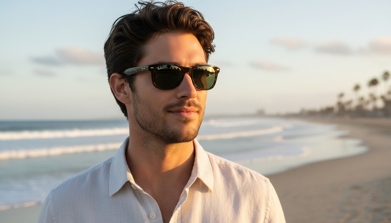 Vista frontal Ray-Ban NEW WAYFARER (RB2132 - 902)