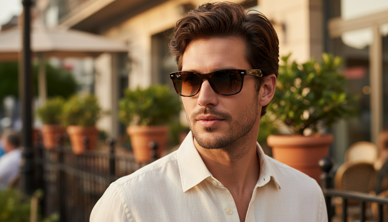 Vue de face Ray-Ban NEW WAYFARER (RB2132 - 710/51)
