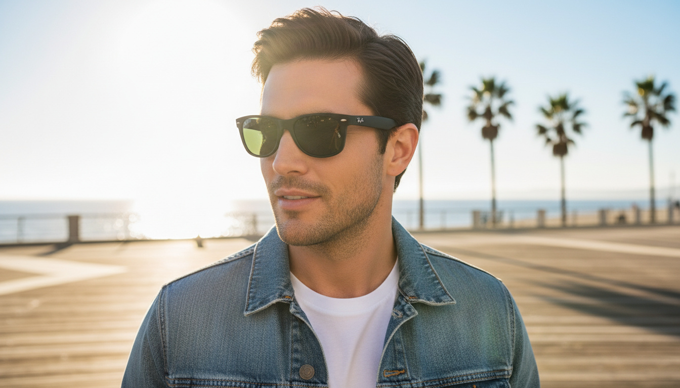 Vooraanzicht Ray-Ban NEW WAYFARER (RB2132 - 622/58)