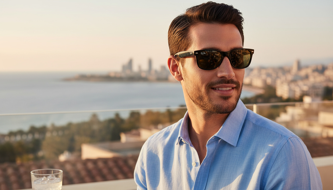 Vooraanzicht Ray-Ban NEW WAYFARER (RB2132 - 901L)