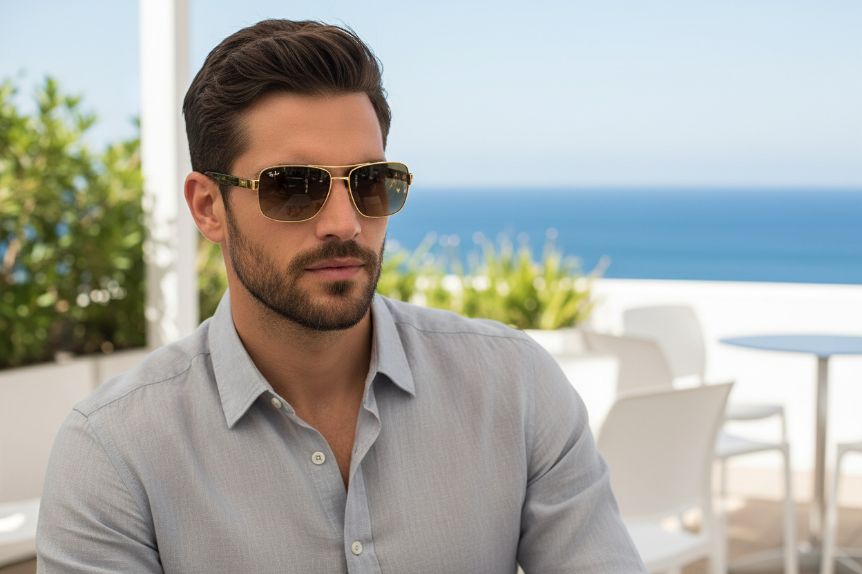 Vista frontal Ray-Ban RB3522 (001/13)