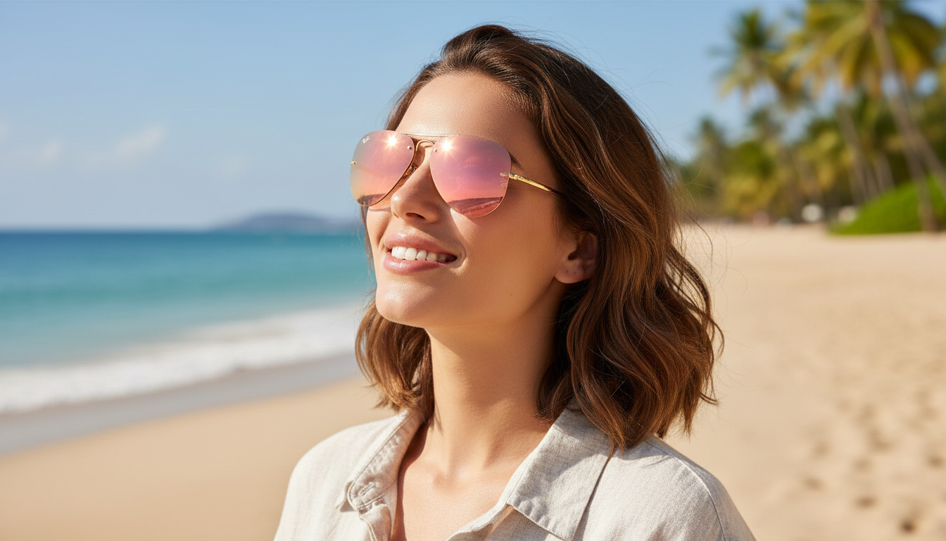 Vista frontal Ray-Ban RB3449 (RB3449 - 001/2Y)